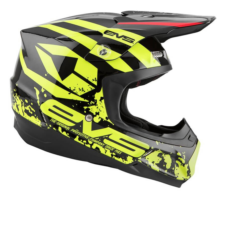 EVS T5 Grappler Helmet with aggressive styling and advanced safety features for the competitive rider.